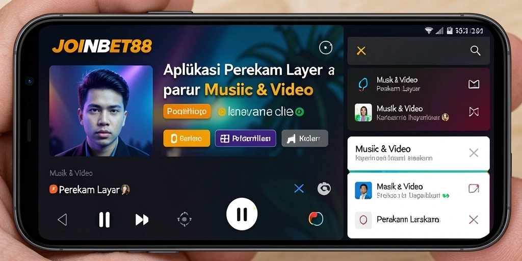 Tampilan antarmuka aplikasi JOINBET88 yang mudah digunakan.