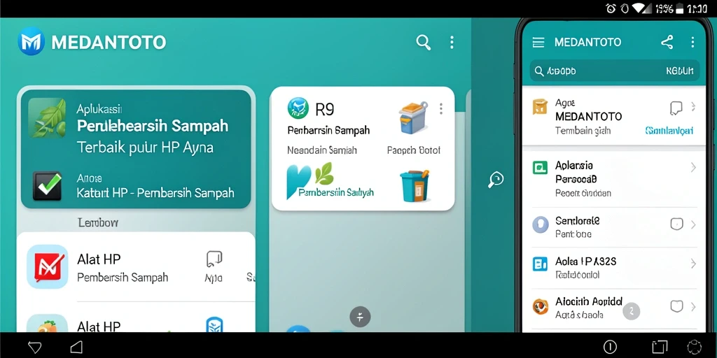 Antarmuka bersih dan fungsional dari MEDANTOTO untuk pembersihan sampah.