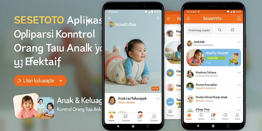 Antarmuka SESETOTO yang ramah pengguna untuk kontrol orang tua.