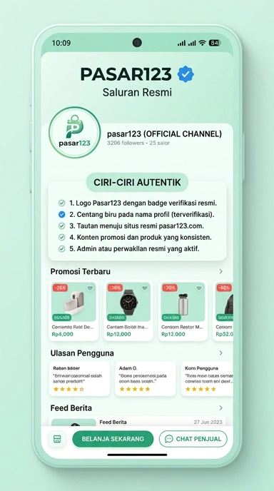 Halaman Resmi Pasar123 untuk Pengguna Android Indonesia
